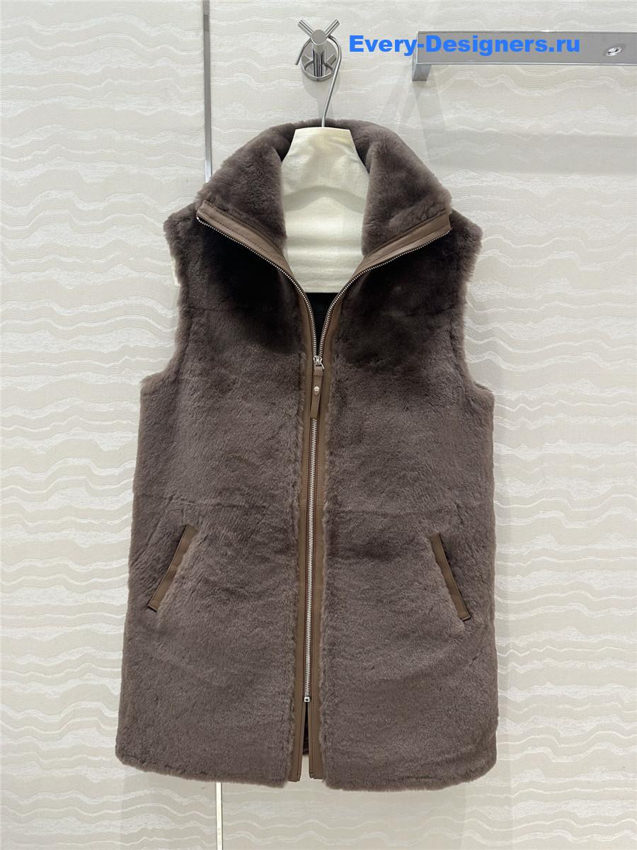 H**me5 shearling vest