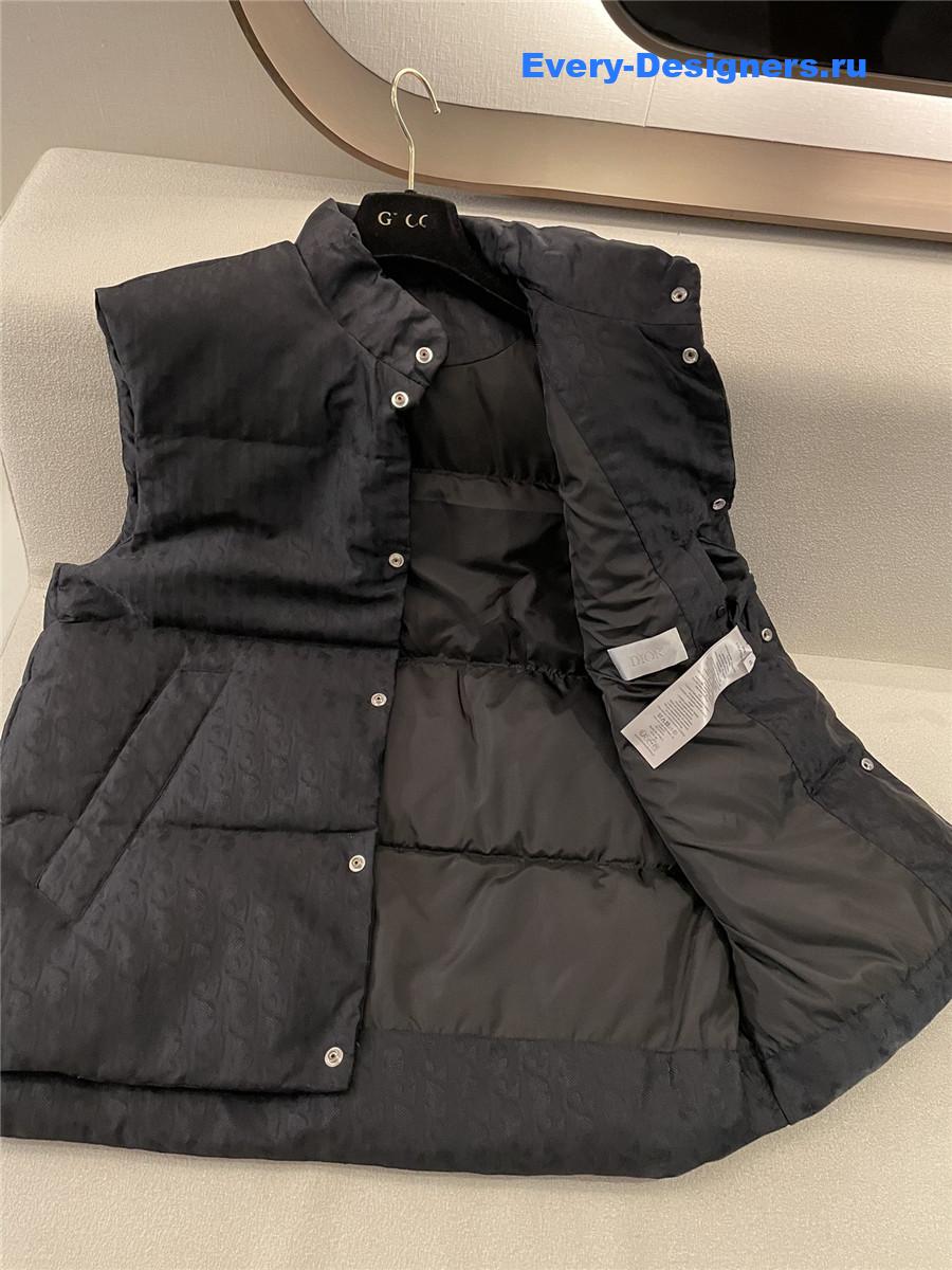 D10r monogram cotton vest