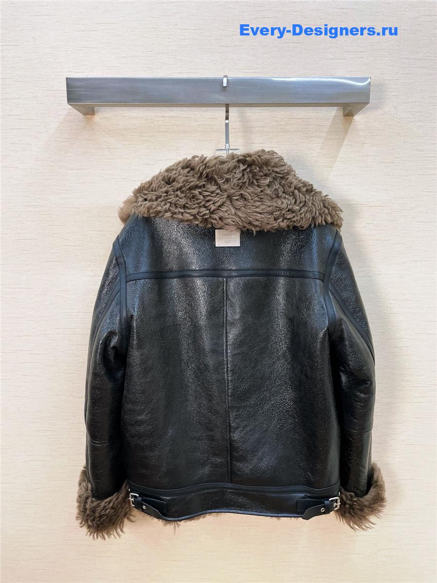 Acne studios shearling coat