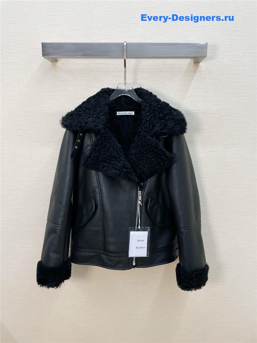 Acne studios shearling coat