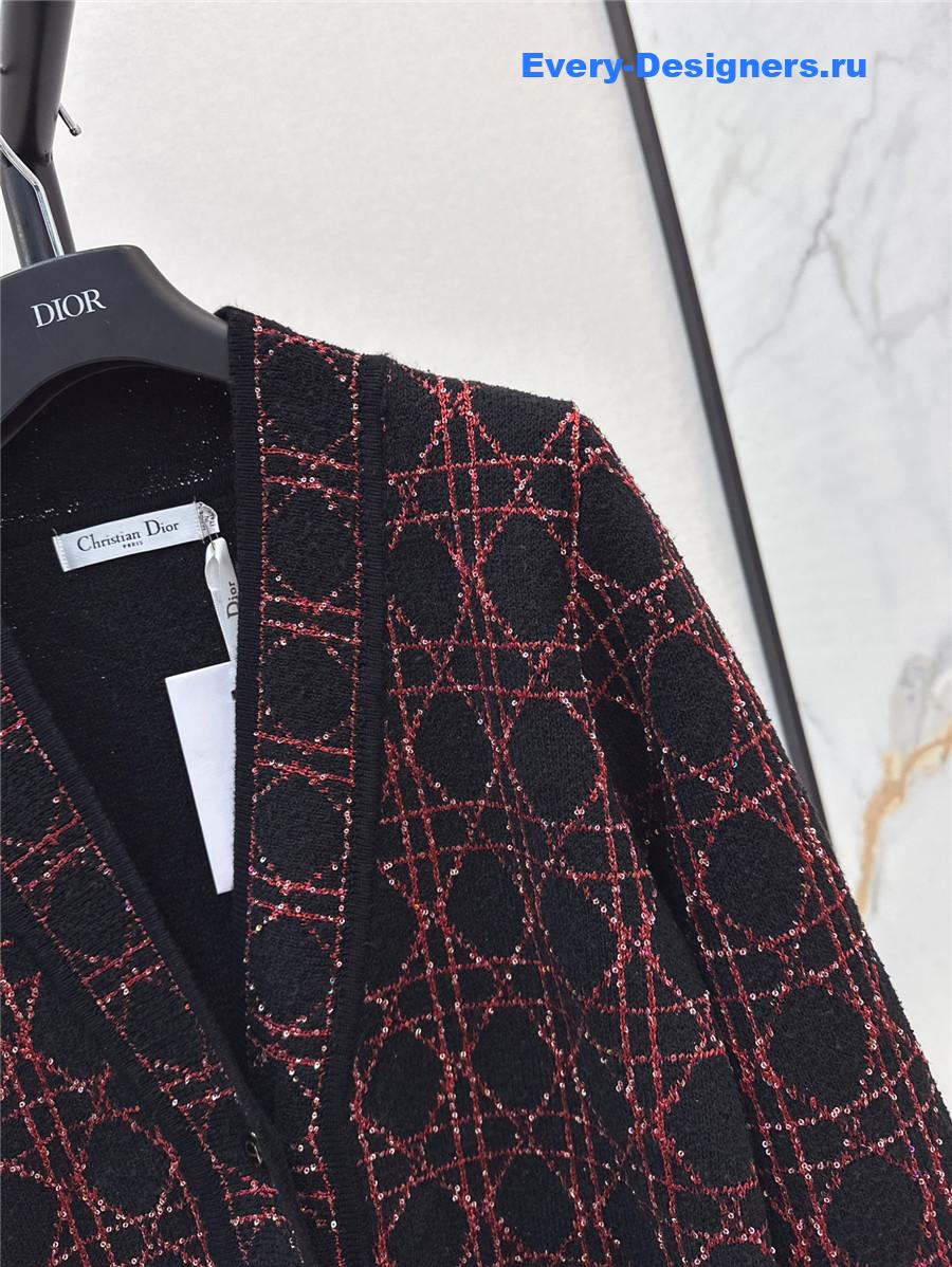 D10r cannage knit cardigan
