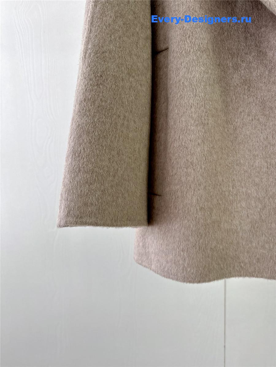 L0r0 P1ana cashmere and wool pea coat