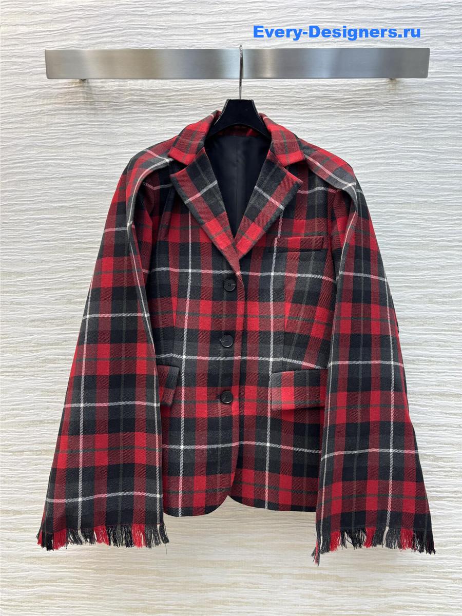 D10r slim-fit wool blazer