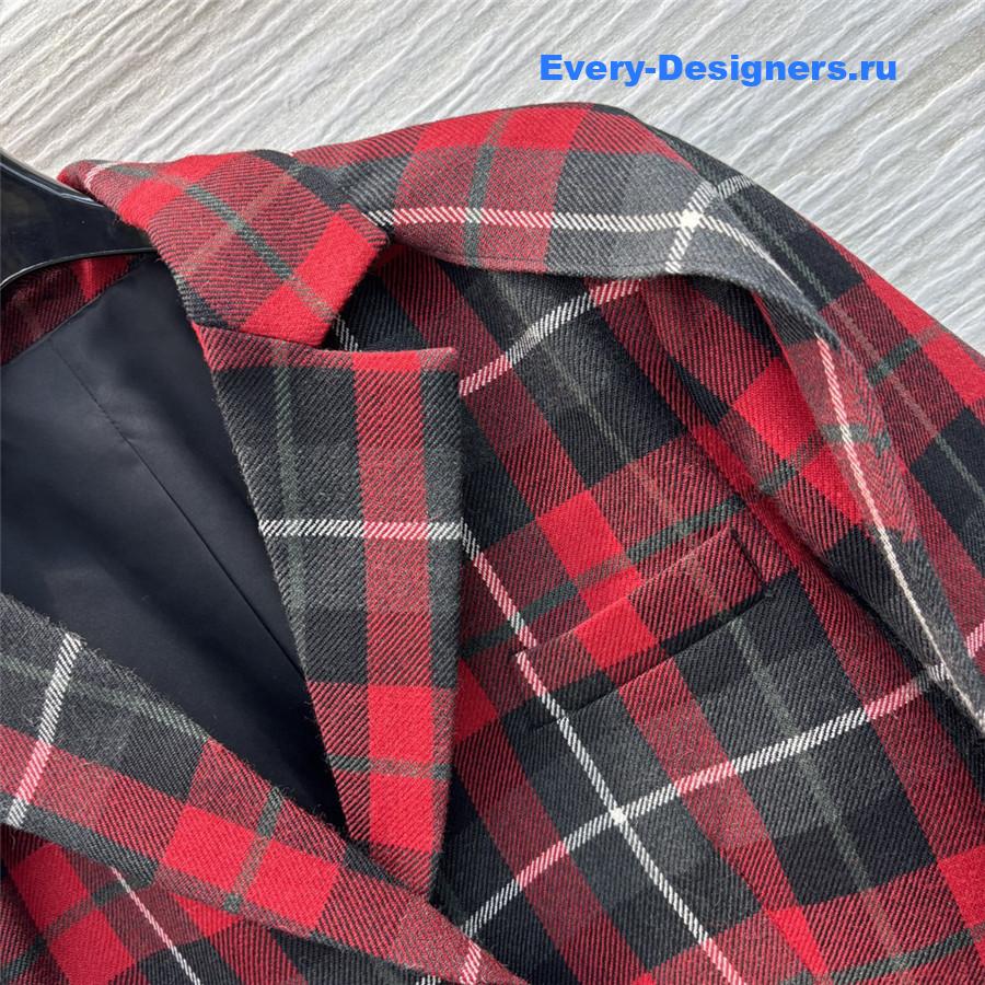 D10r slim-fit wool blazer