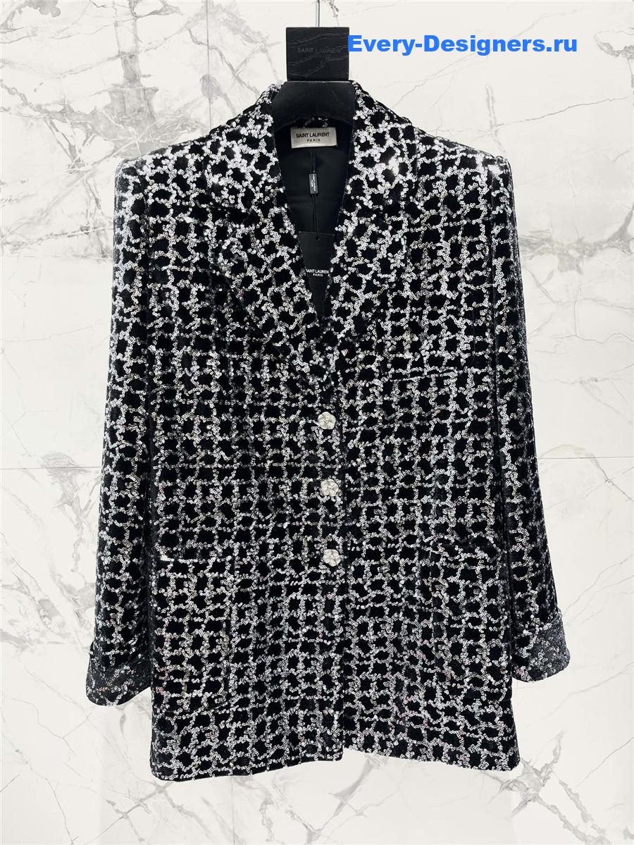 Y51 sequined jacket sequined suit