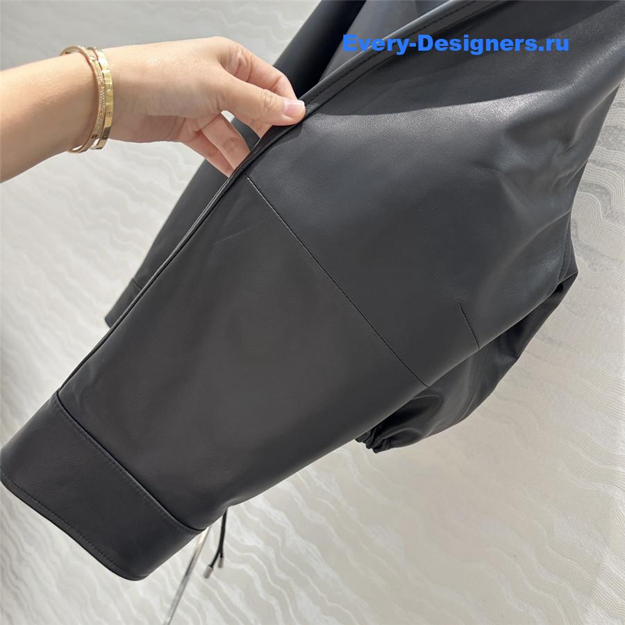 L0ew* stylish leather jacket
