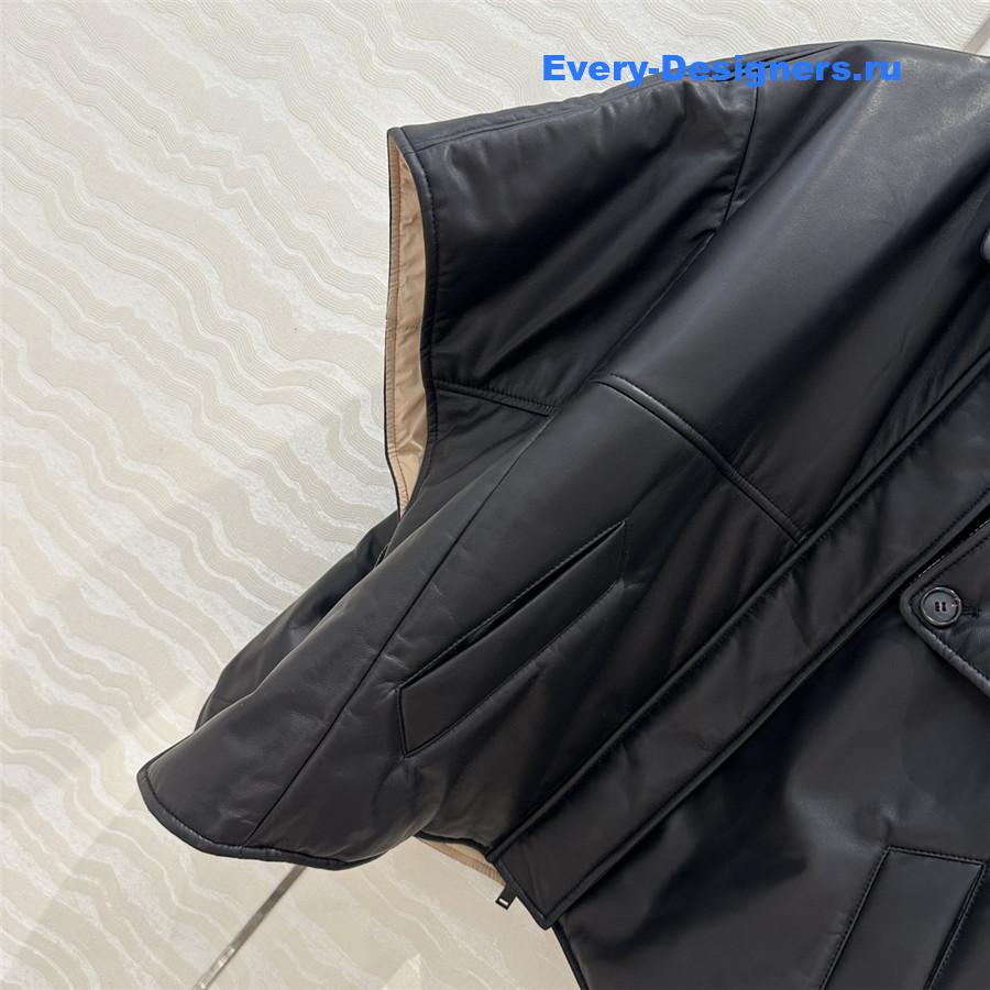 BC Cape Leather Padded Jacket