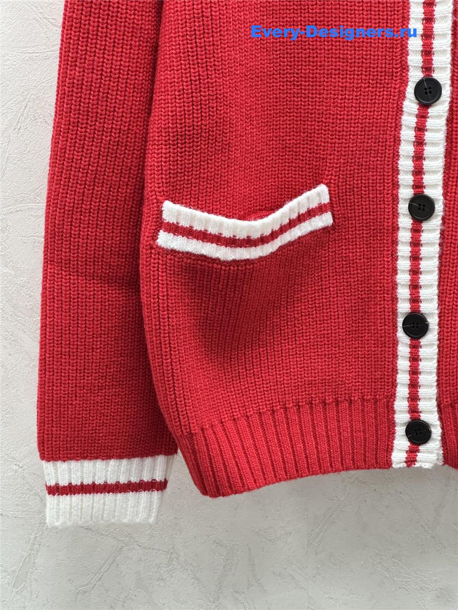 M1um1u v-neck cardigan