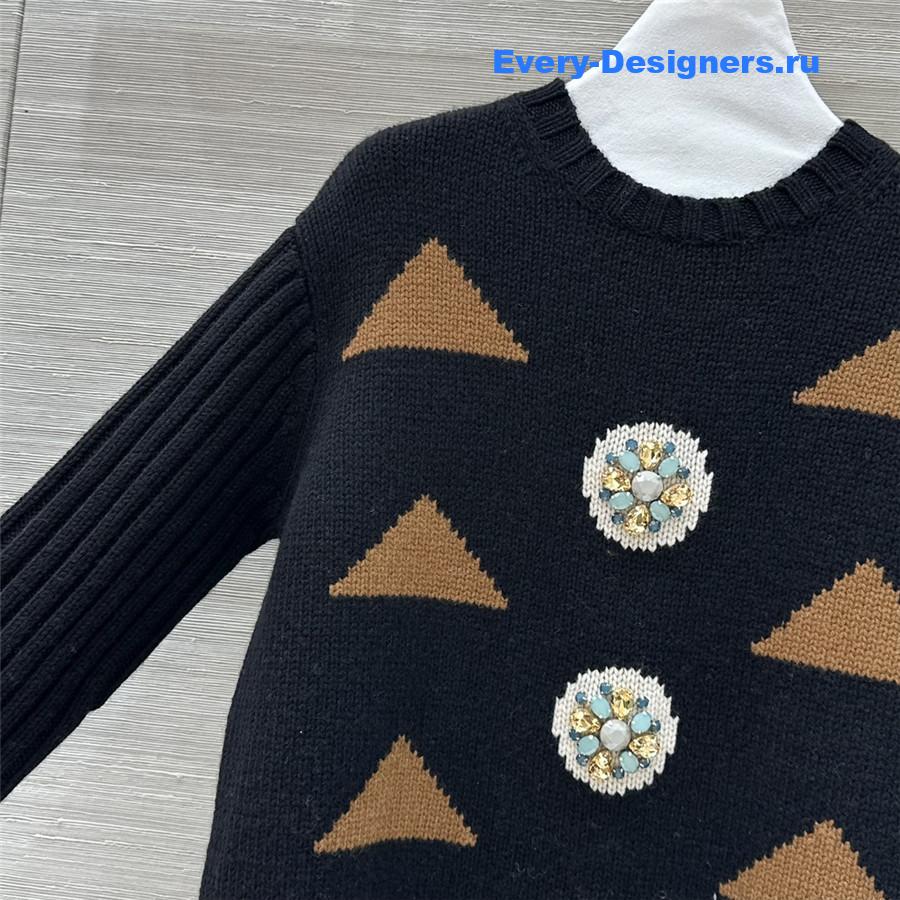 Vanitoo quilted cashmere dress