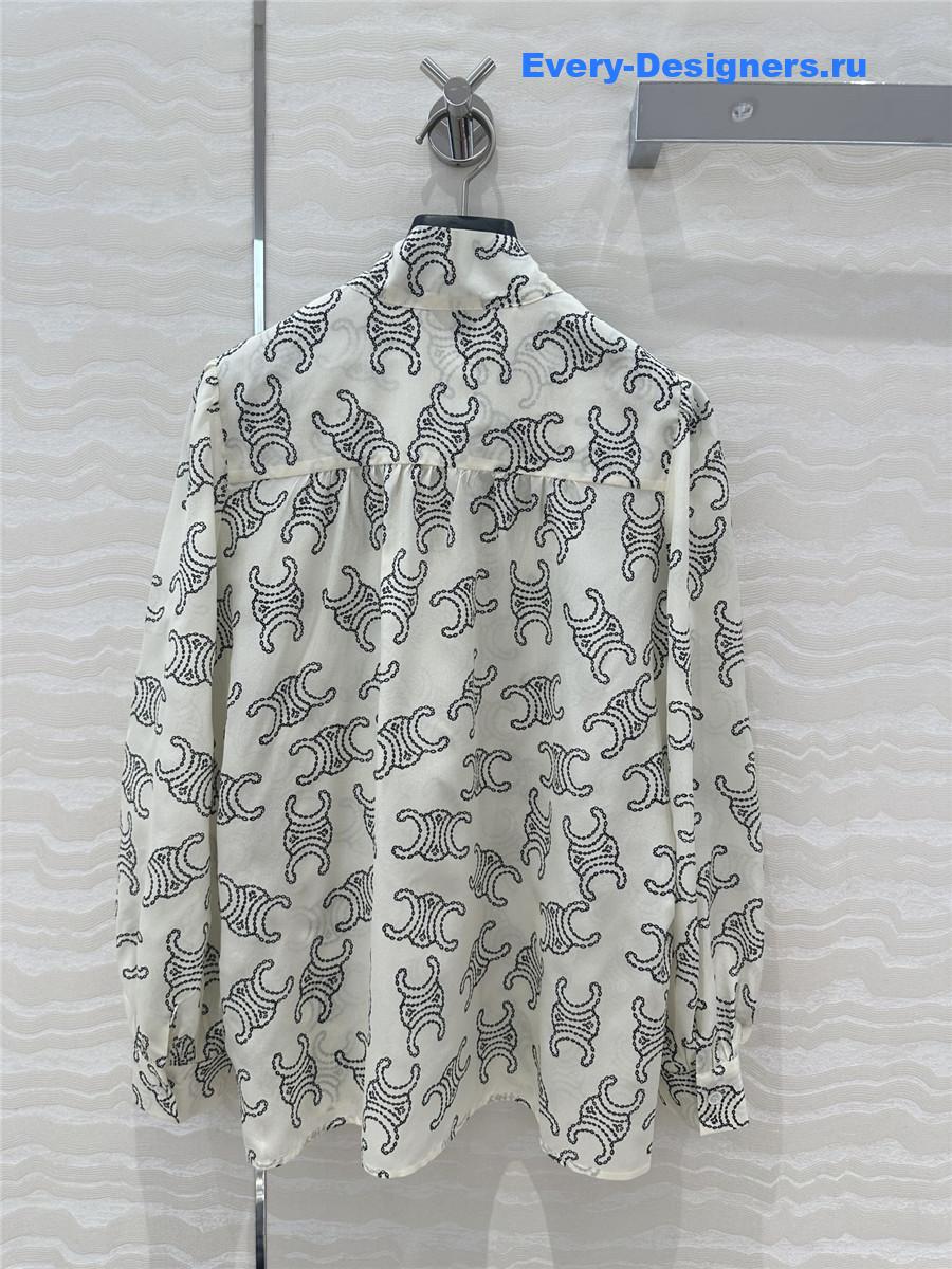 Ce1i*e arc de triomphe print real shirt