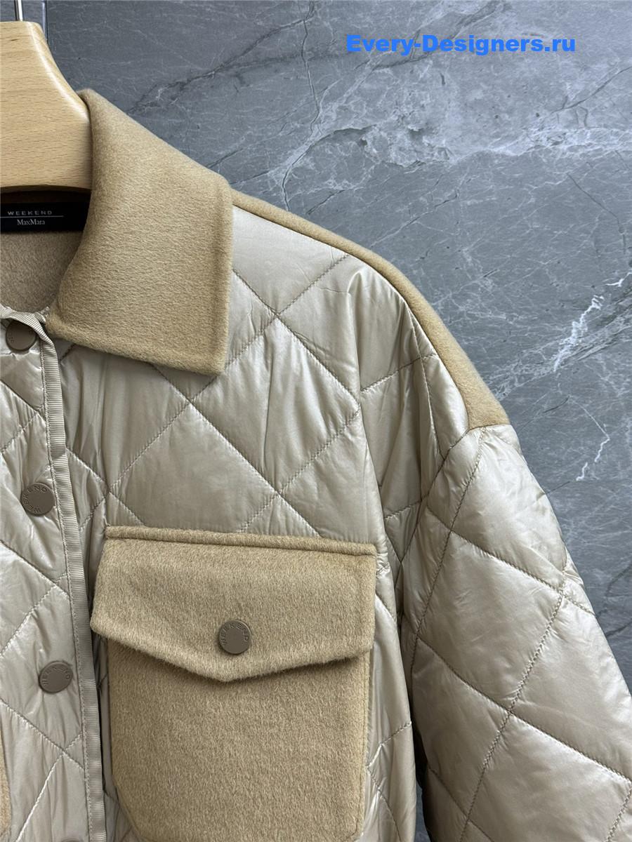 Vanitoo wool patchwork quilted coat
