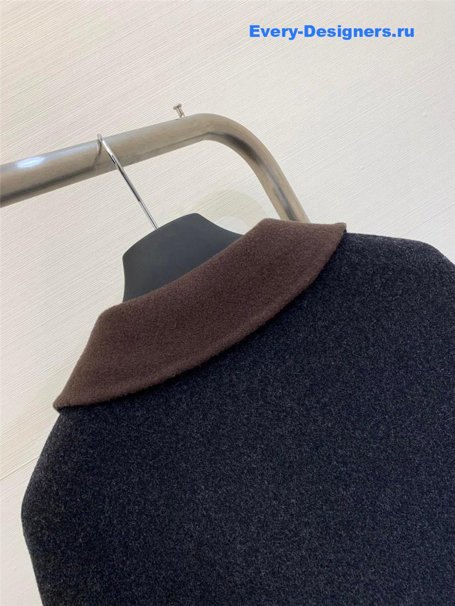 b0tt*ga Ven*ta colorblock wool coat