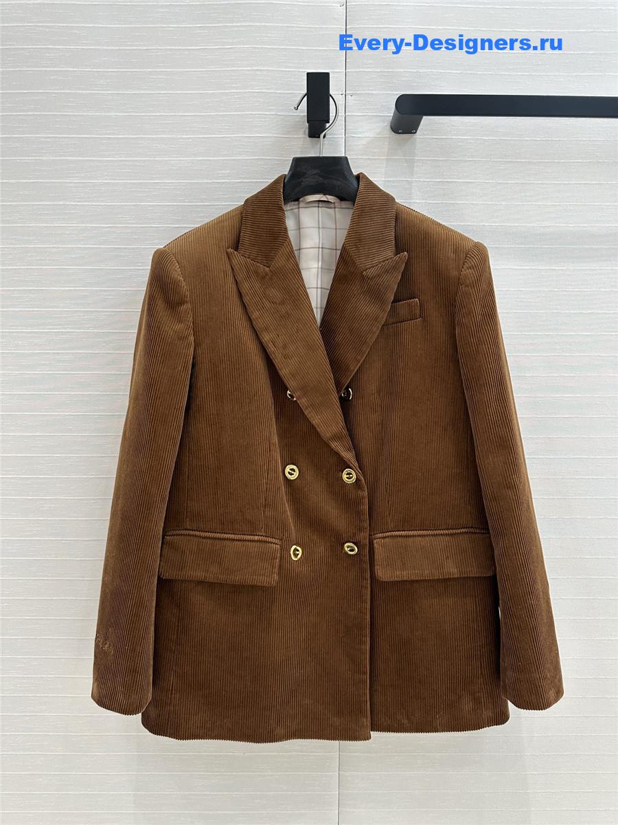 L0r0 P1ana double-breasted blazer