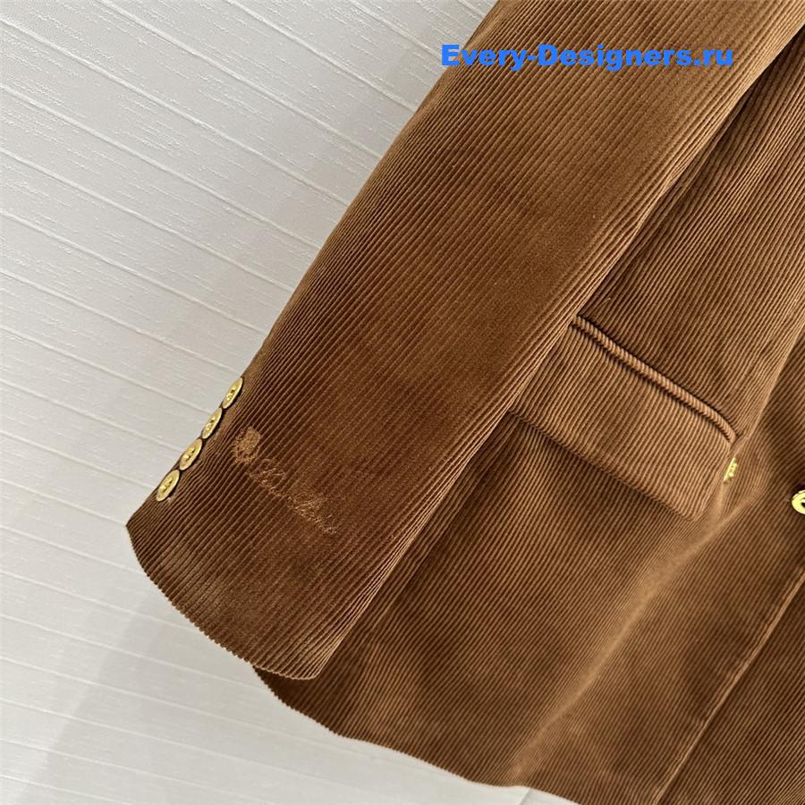 L0r0 P1ana double-breasted blazer