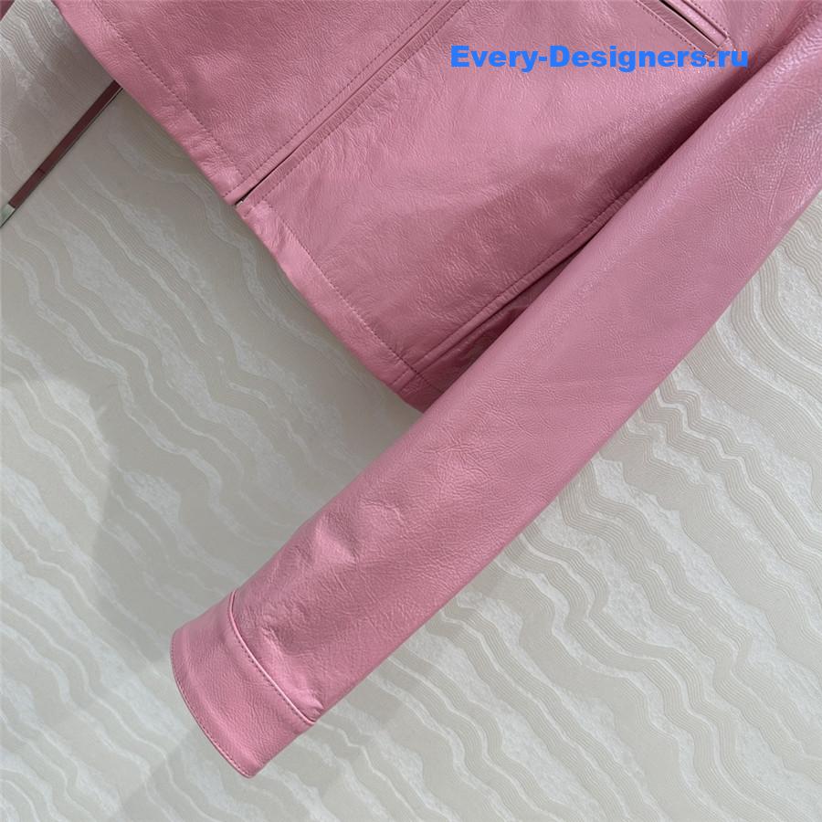 M1um1u leather jacket