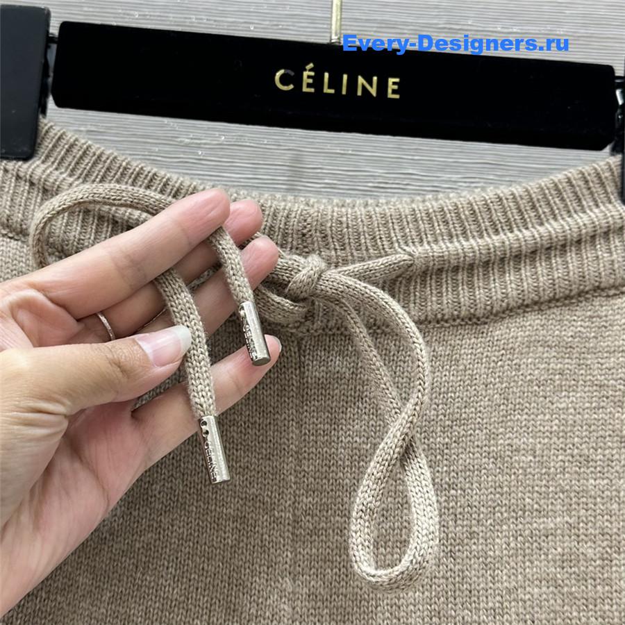 Ce1i*e crew neck top + pants set