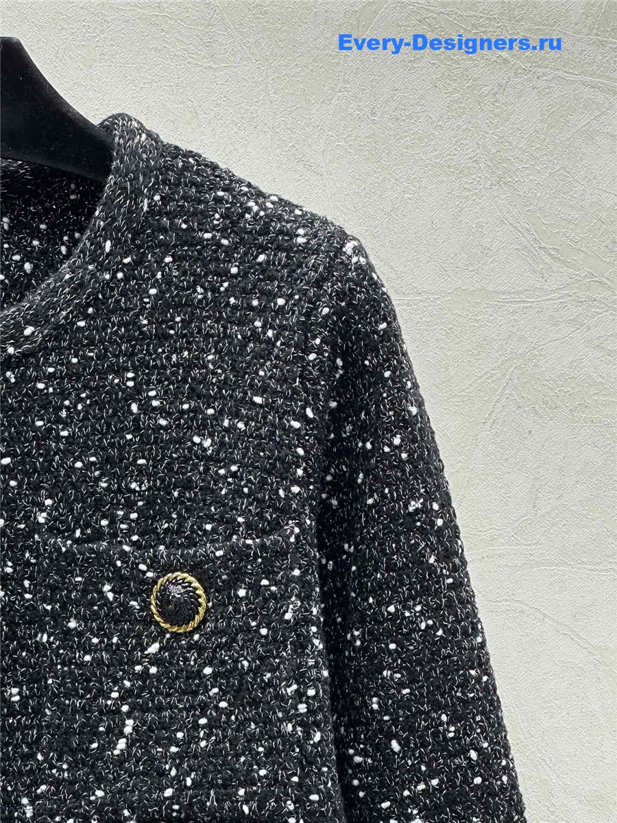 Balmain lapel button-down cardigan