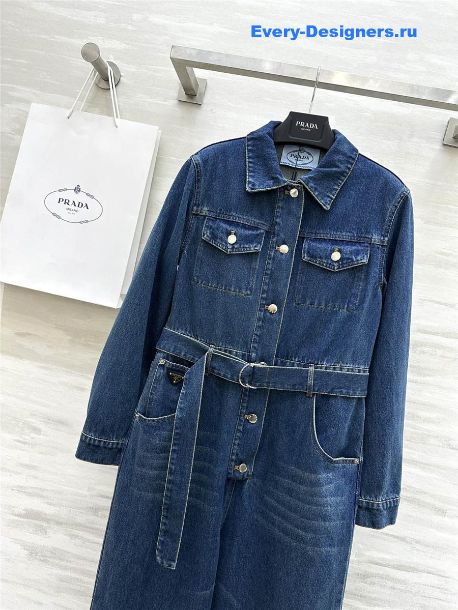 Pra*a workwear denim jumpsuit