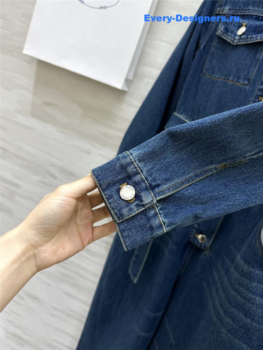 Pra*a workwear denim jumpsuit