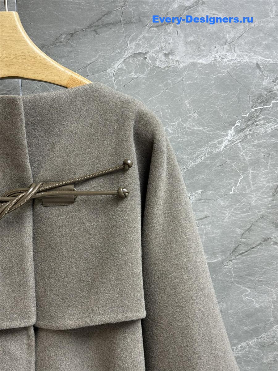 H**me5 fake two-piece cashmere coat