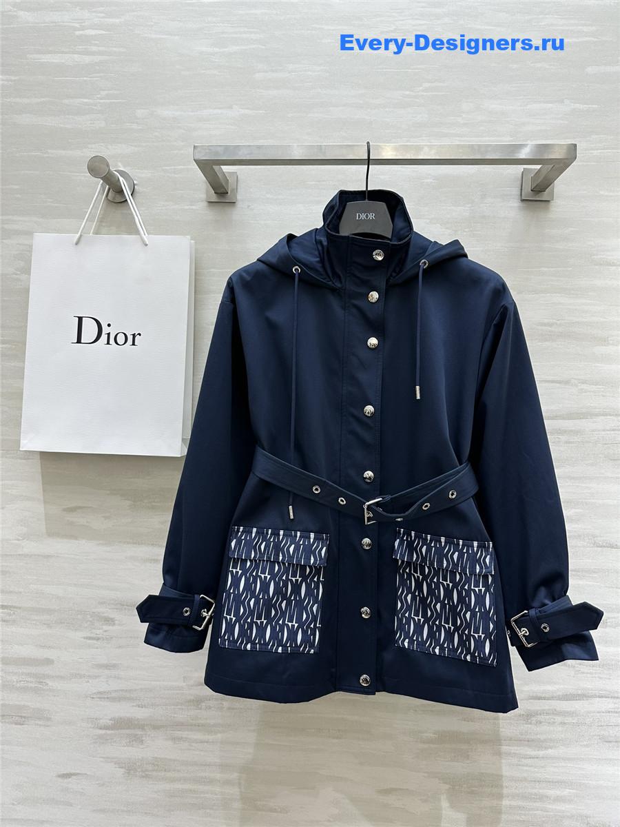 D10r hooded trench coat