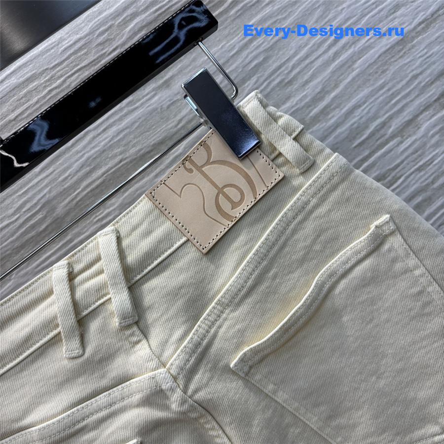 Bv*b*rry check rolled-up jeans