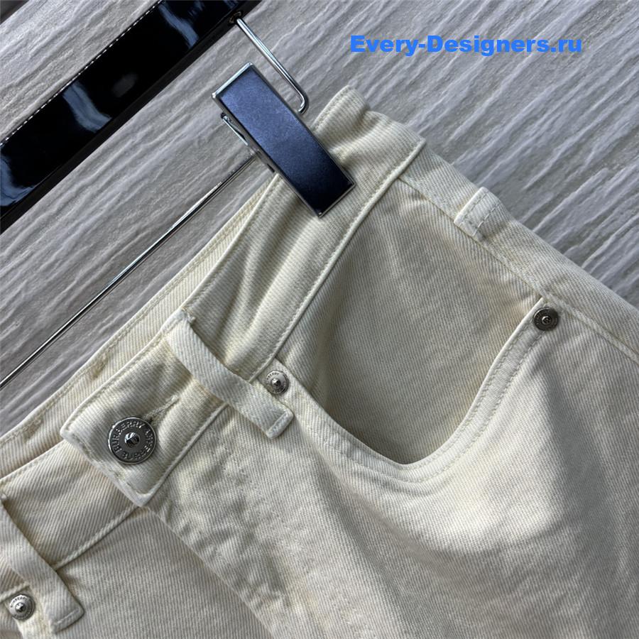 Bv*b*rry check rolled-up jeans