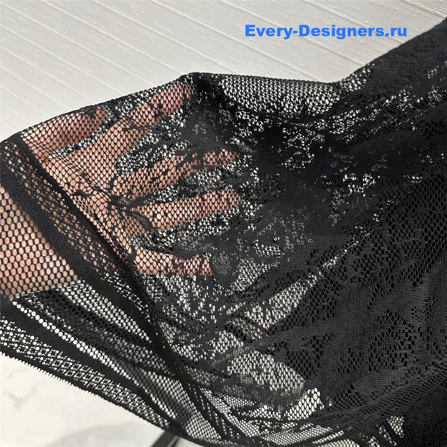D10r lace tulle long skirt