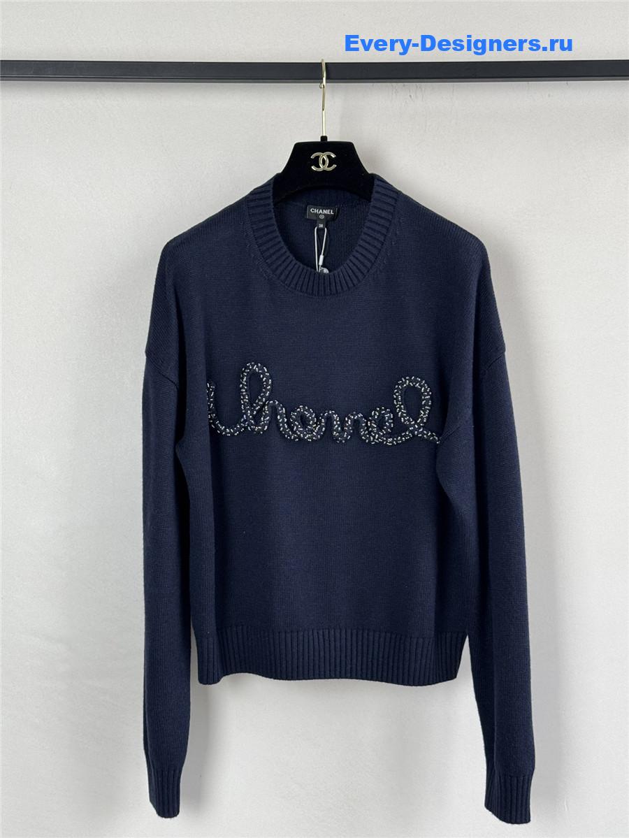 Ch**el logo cardigan