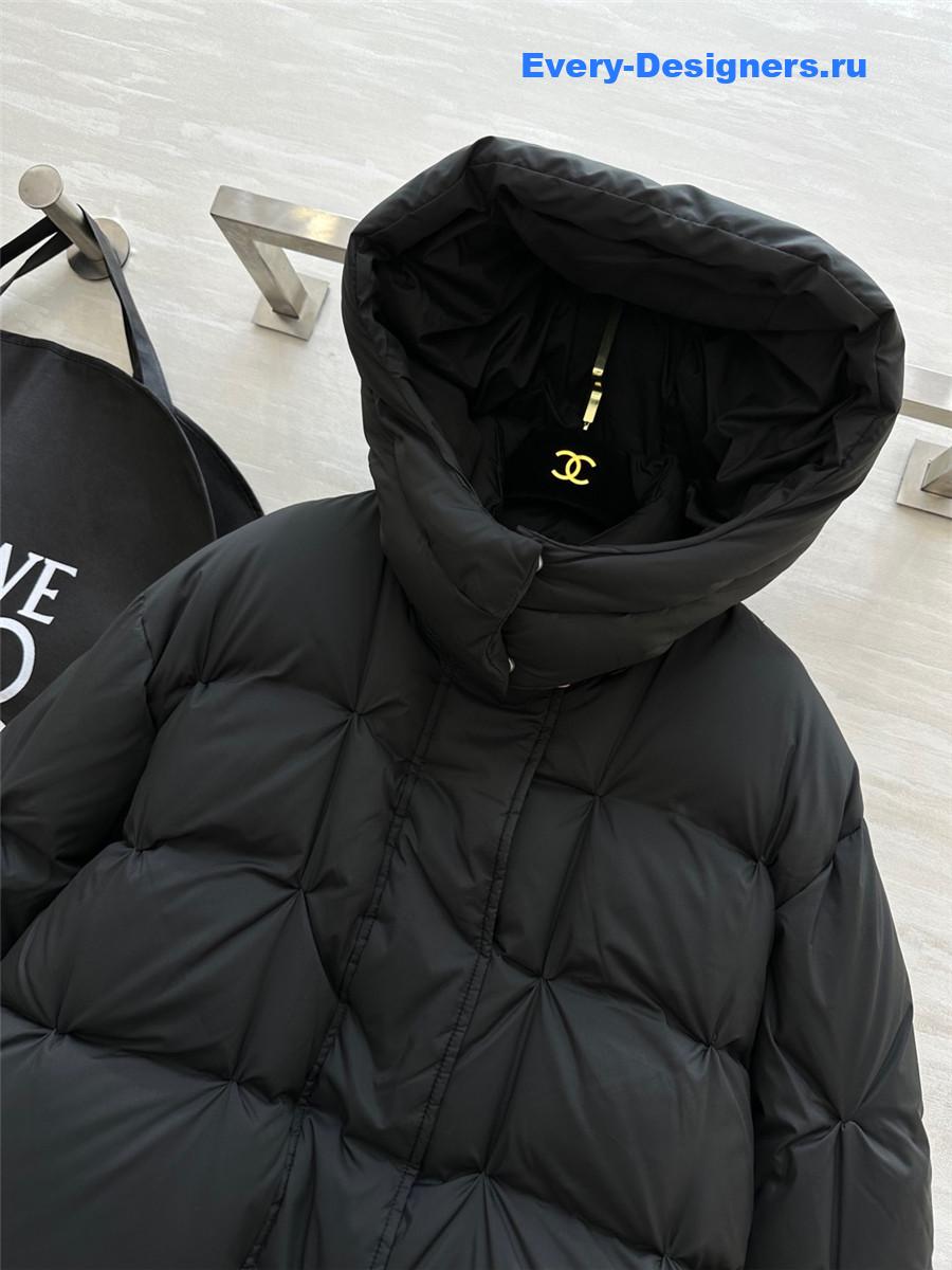 L0ew* hooded down jacket