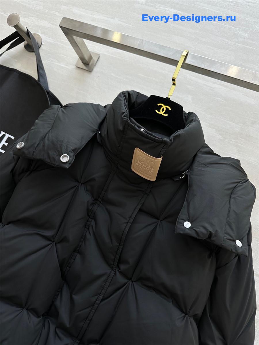 L0ew* hooded down jacket