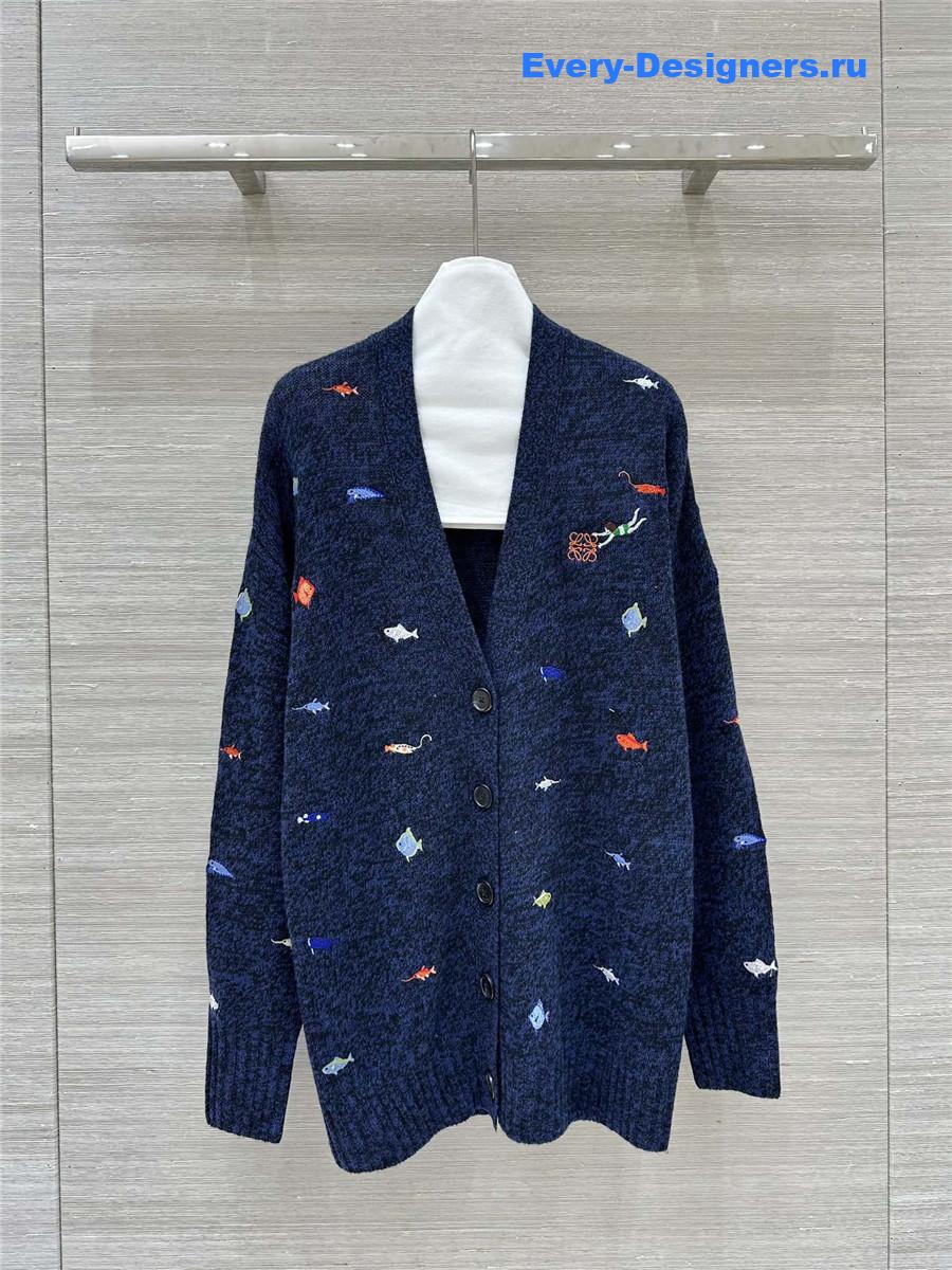L0ew* knitted coat