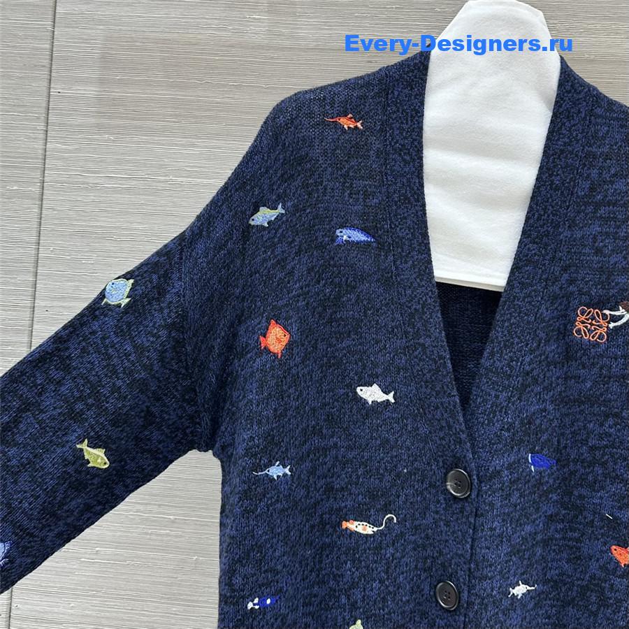 L0ew* knitted coat