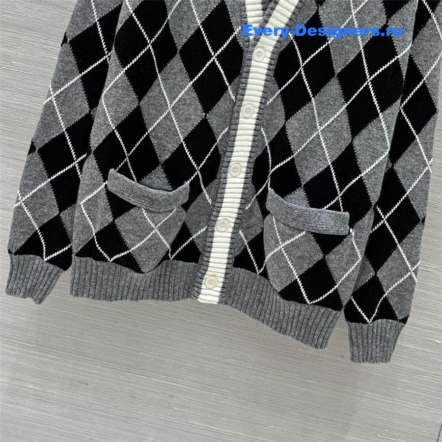 gvc*1 D1am0nd intarsia knit cardigan