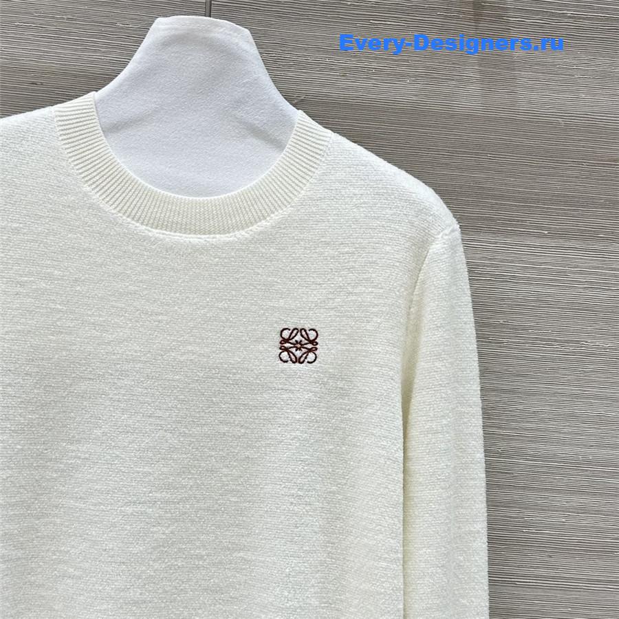 L0ew* crew neck knit top