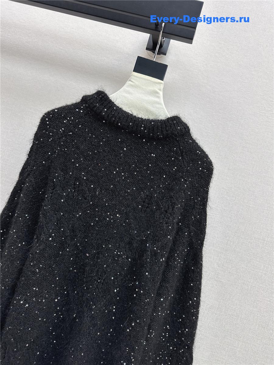 M1um1u ribbon sweater