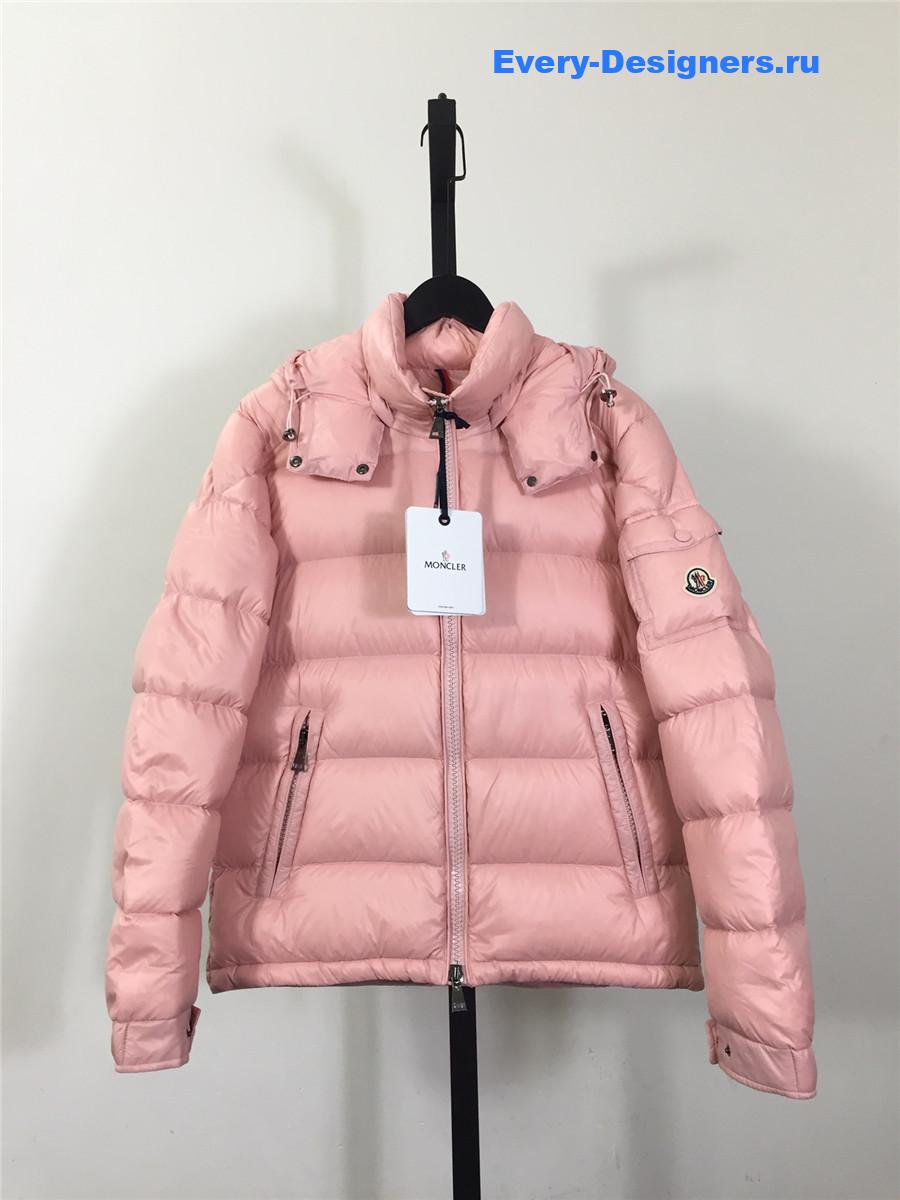 Moncler Maya Women Hooded Down Jacket in Pink