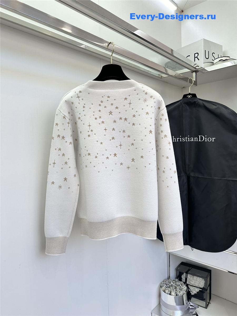 D10r astral motif sweater