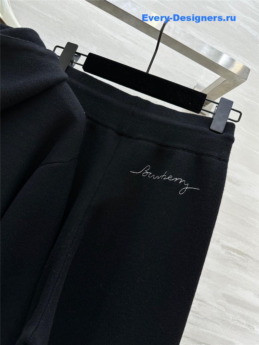 Bv*b*rry logo embroidery suit black