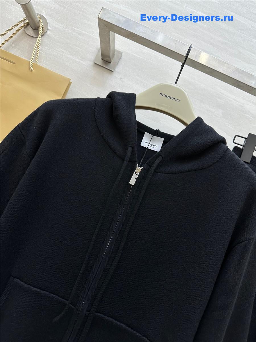 Bv*b*rry logo embroidery suit black