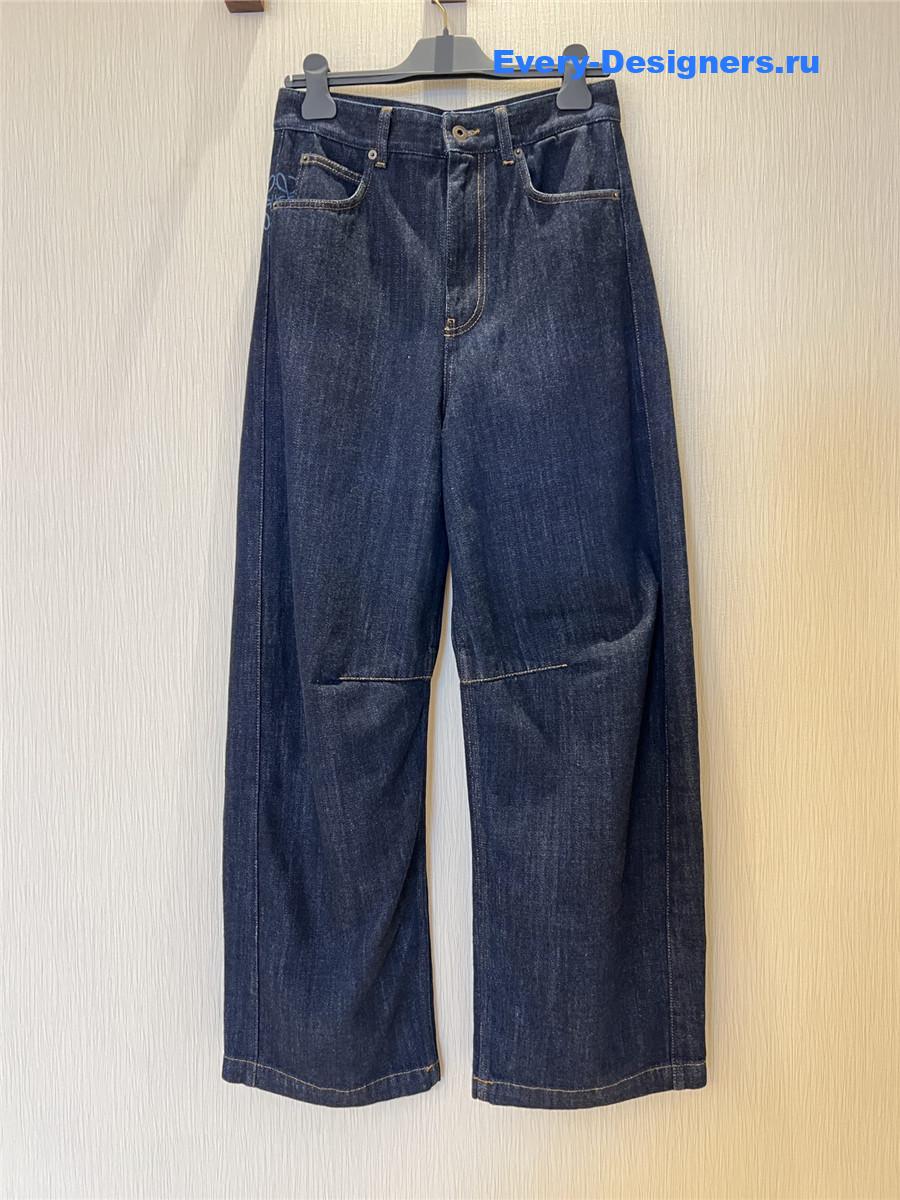 L0ew* high waist wide leg jeans