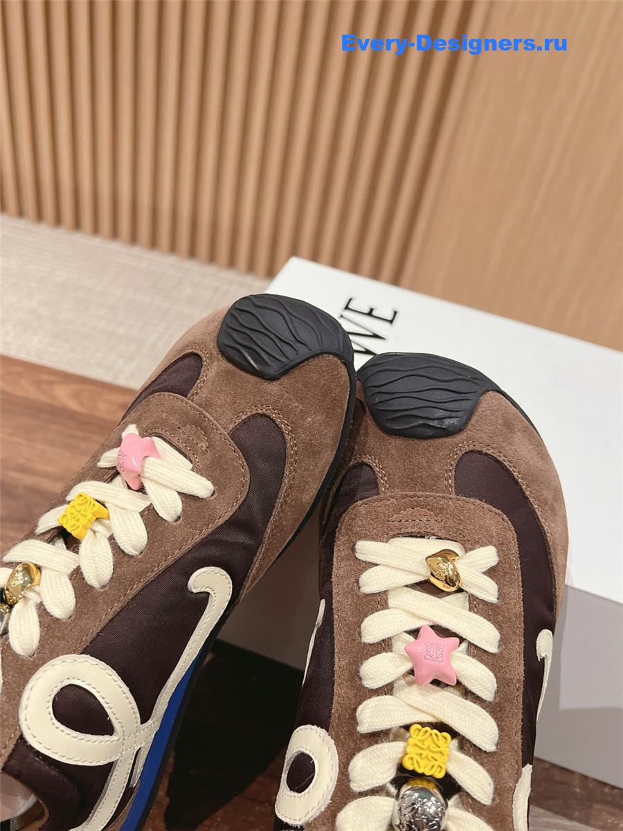 L0ew* ballet runner 2.0 sneakers brown