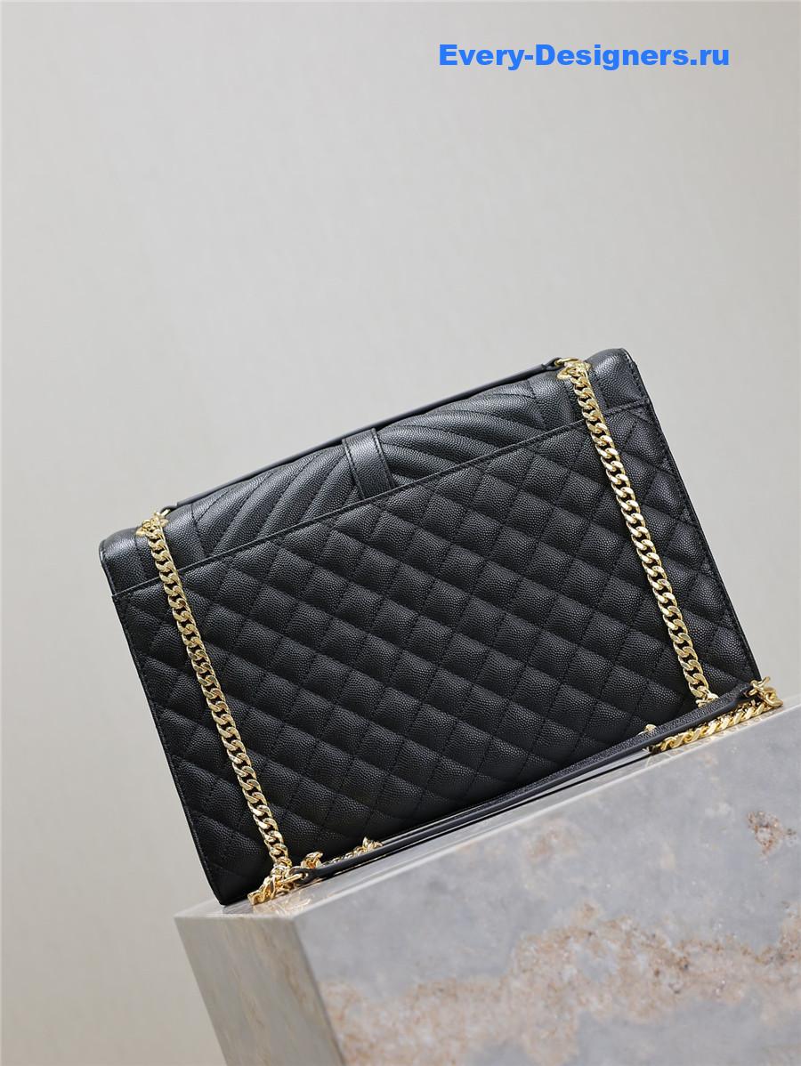 Sa1nt Lau*nt envelope triquilt large bag
