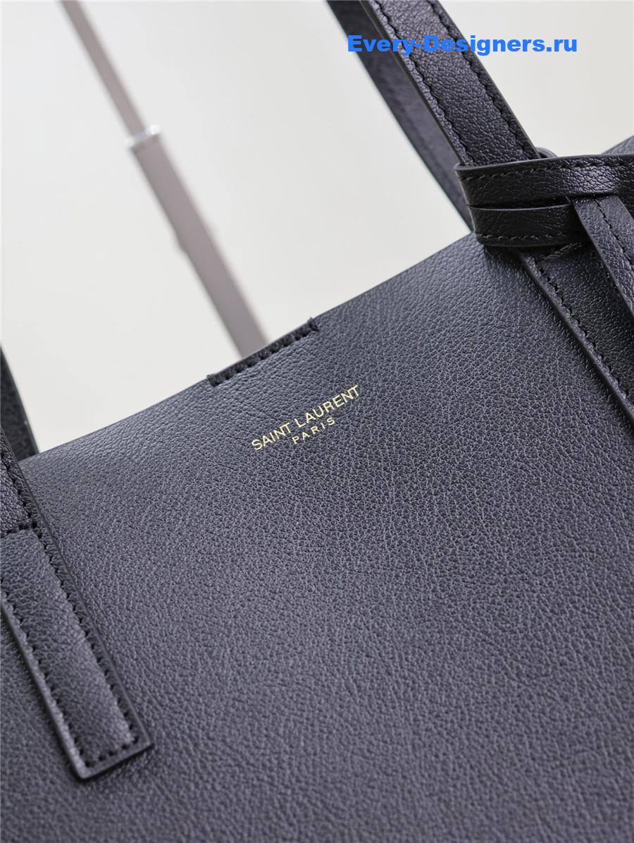 Sa1nt Lau*nt black calfskin tote