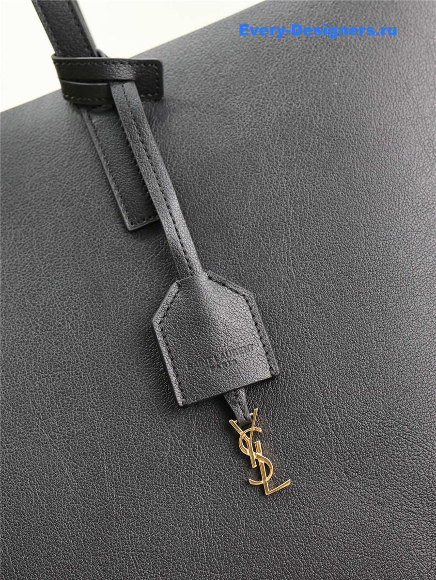 Sa1nt Lau*nt black calfskin tote