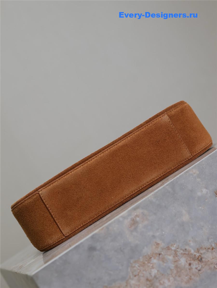 Sa1nt Lau*nt le 5 À 7 shearling hobo bag