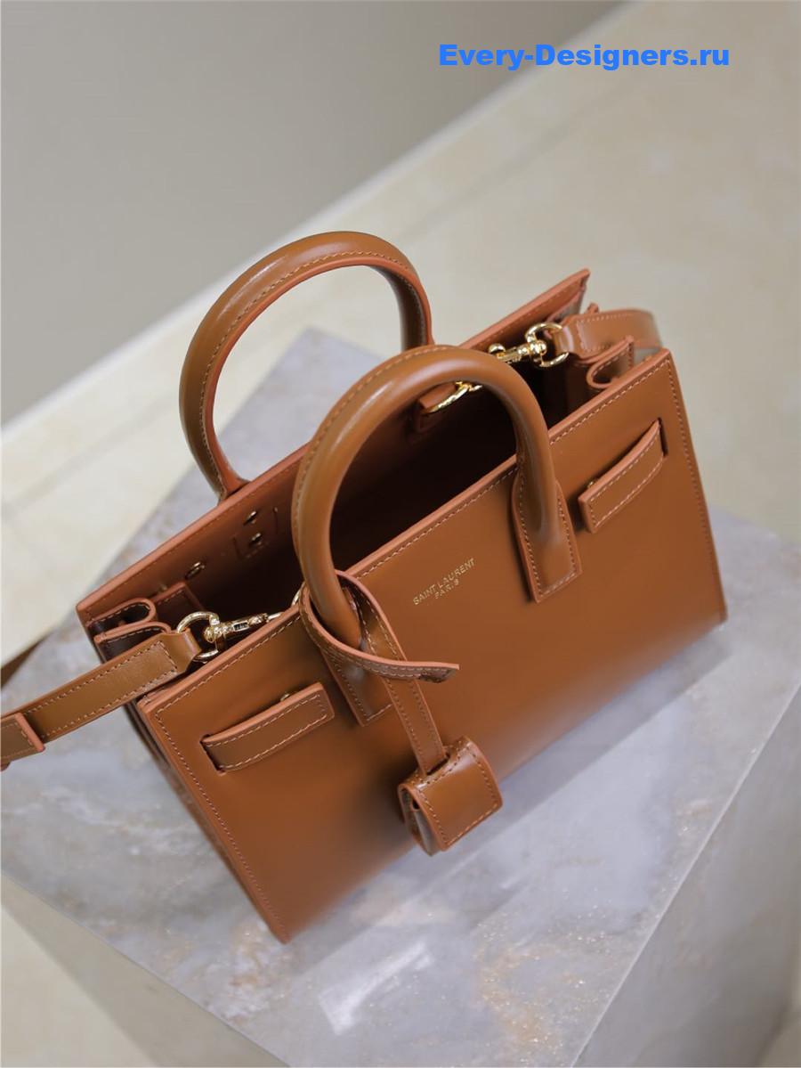 Sa1nt Lau*nt sac de jour tote brown