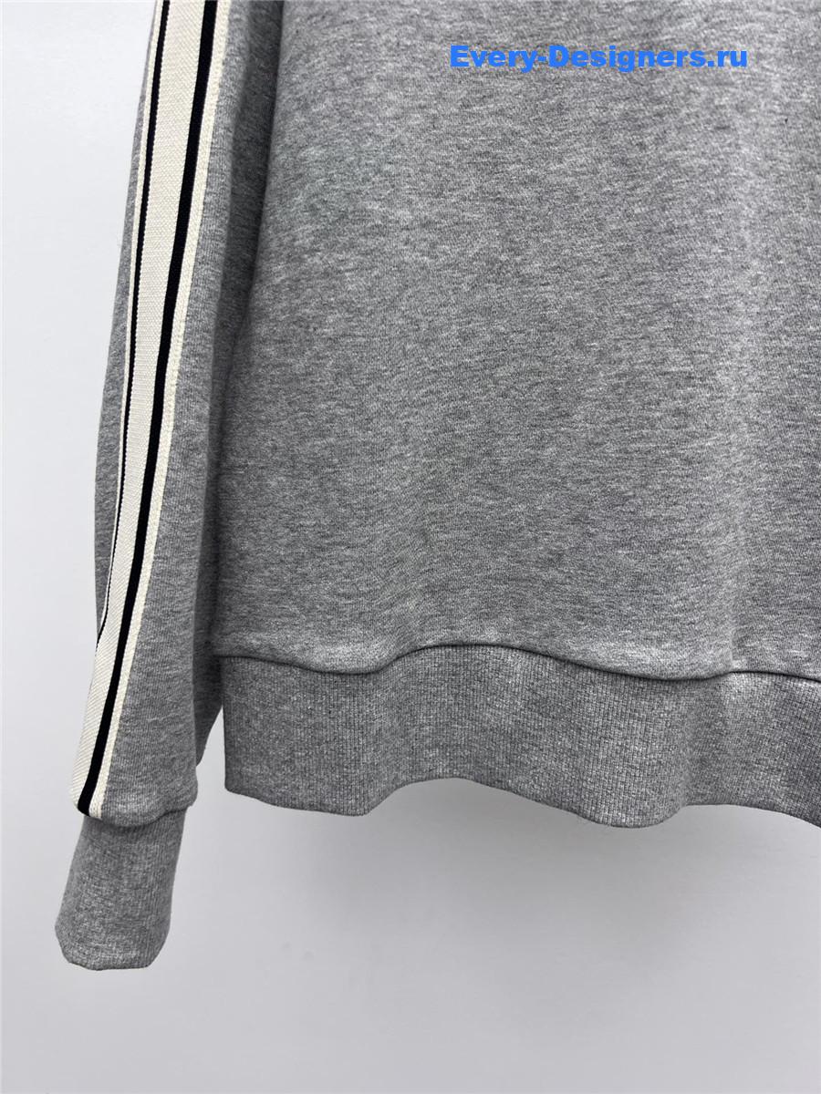 Ce1i*e grey embroidered logo sweatshirt