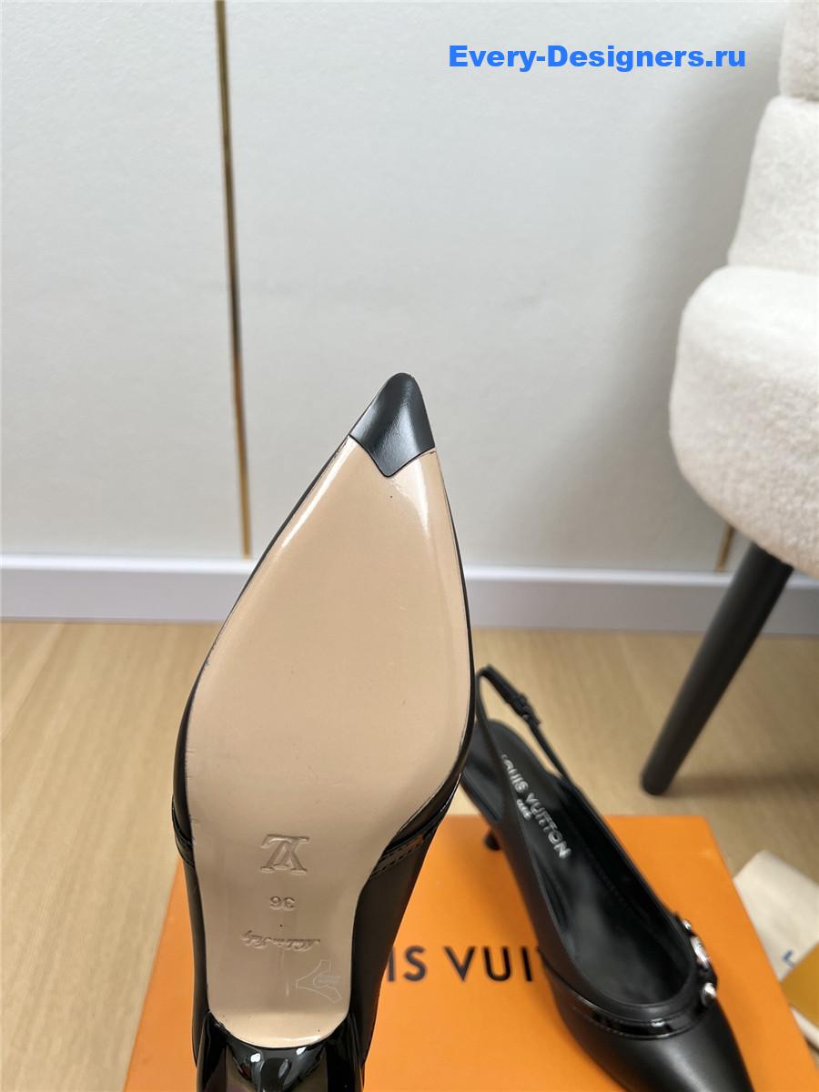 l0vis Vvtt0n archlight slingback pumps in black
