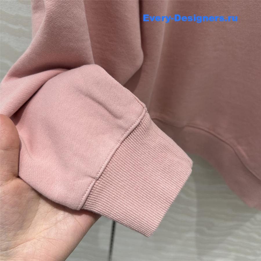 Gvc*1 embroidered cotton jersey sweatshirt